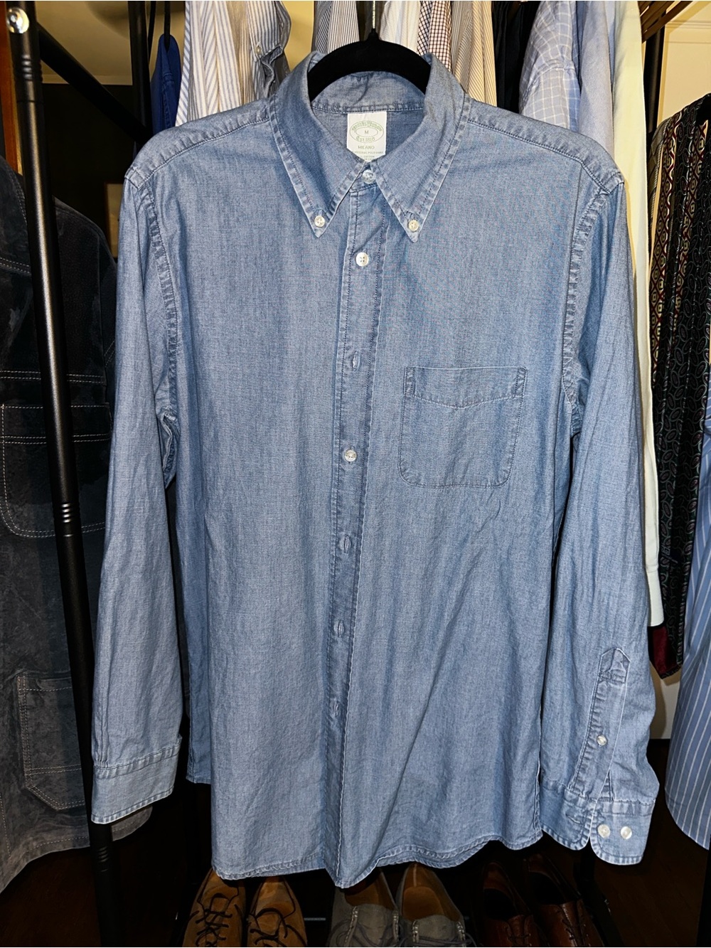 Brooks Brothers Chambray Button-Down Shirt